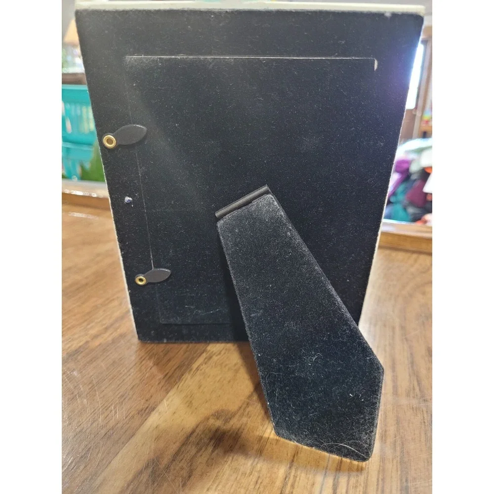 Vintage 3 D Resin Frame Jack in the Box and Balloons 3x4.5 picture